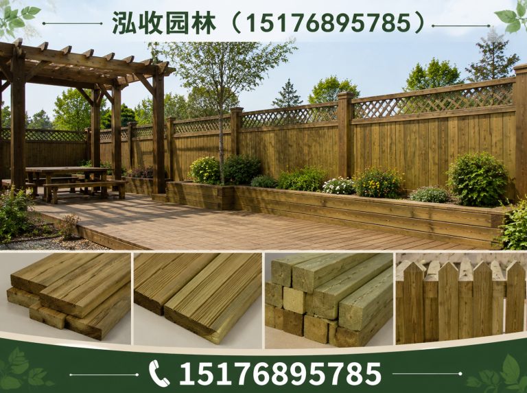 通辽防腐木展示图